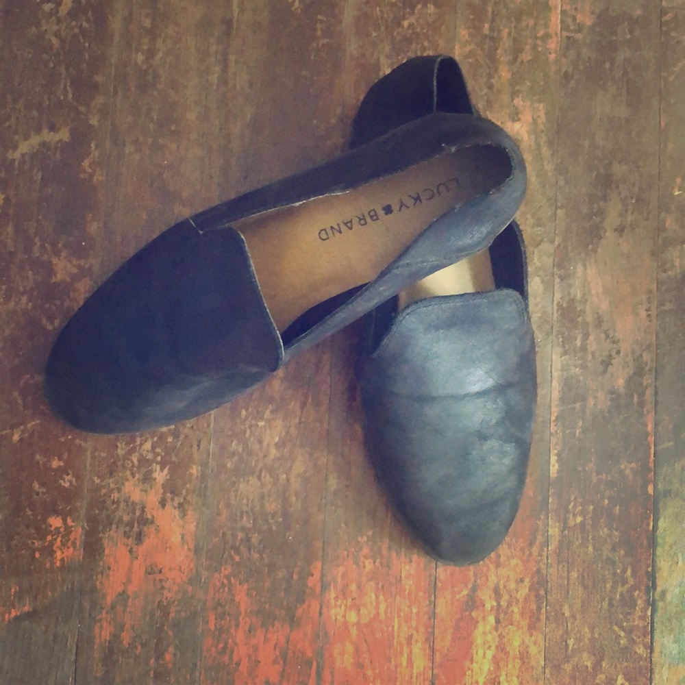 Women’s Size 6 Lucky Brand Black Loafer